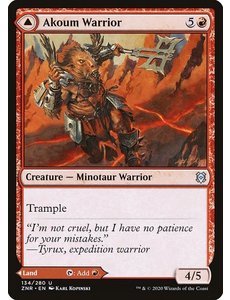 Magic: The Gathering Akoum Warrior (134) Near Mint