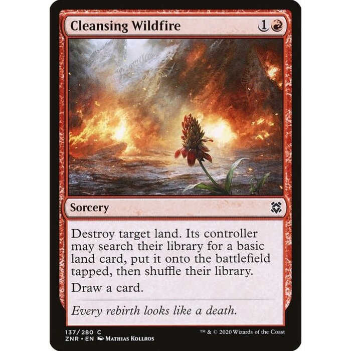 Magic: The Gathering Cleansing Wildfire (137) Near Mint