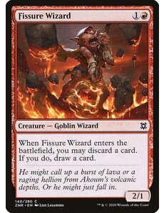 Magic: The Gathering Fissure Wizard (140) Near Mint Foil