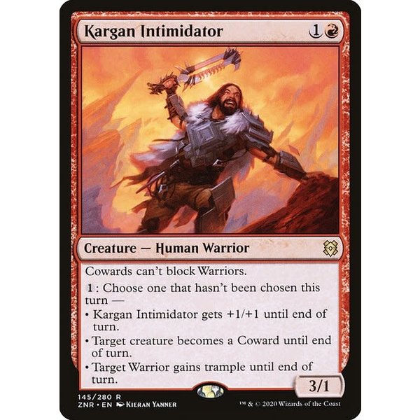 Magic: The Gathering Kargan Intimidator (145) Lightly Played