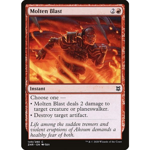 Magic: The Gathering Molten Blast (149) Lightly Played Foil