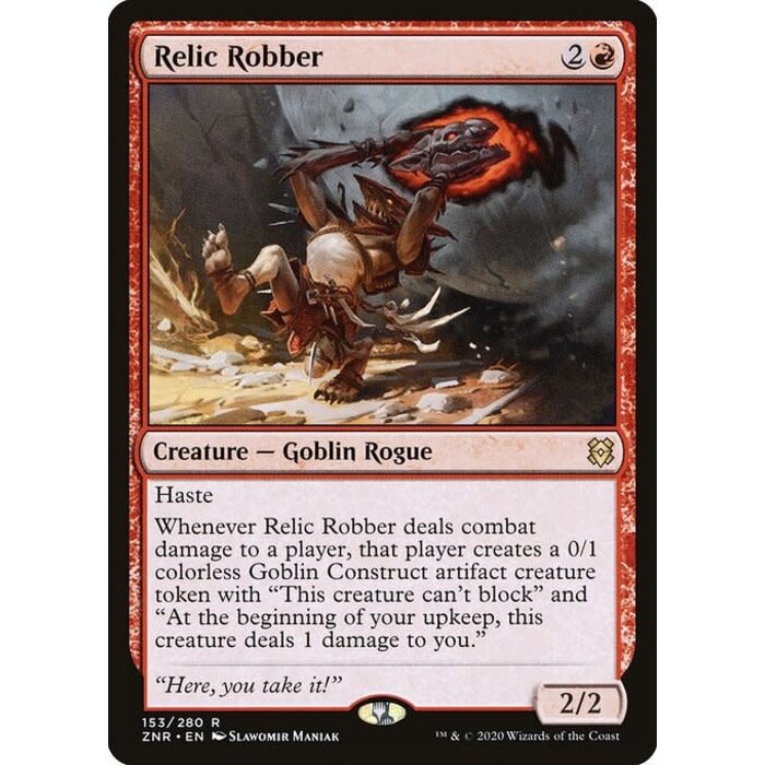 Magic: The Gathering Relic Robber (153) Lightly Played