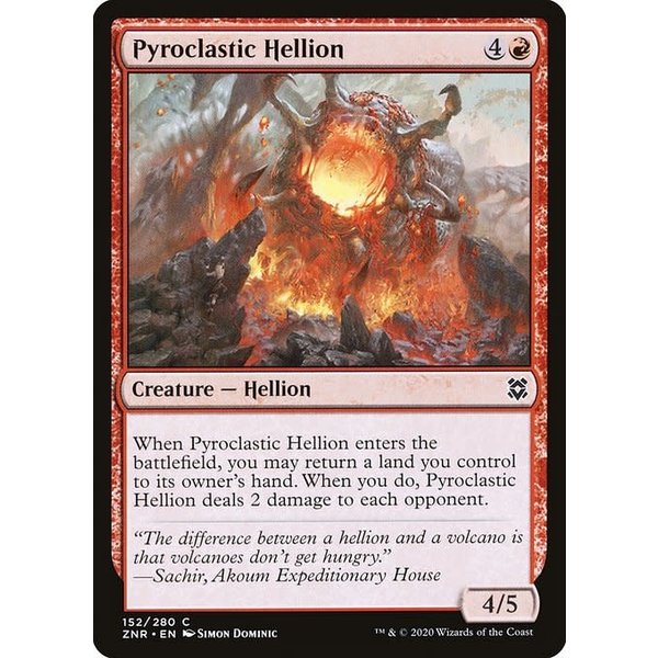 Magic: The Gathering Pyroclastic Hellion (152) Near Mint