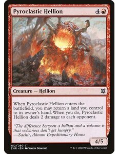 Magic: The Gathering Pyroclastic Hellion (152) Near Mint Foil