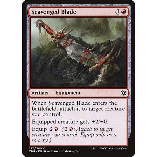 Magic: The Gathering Scavenged Blade (157) Near Mint