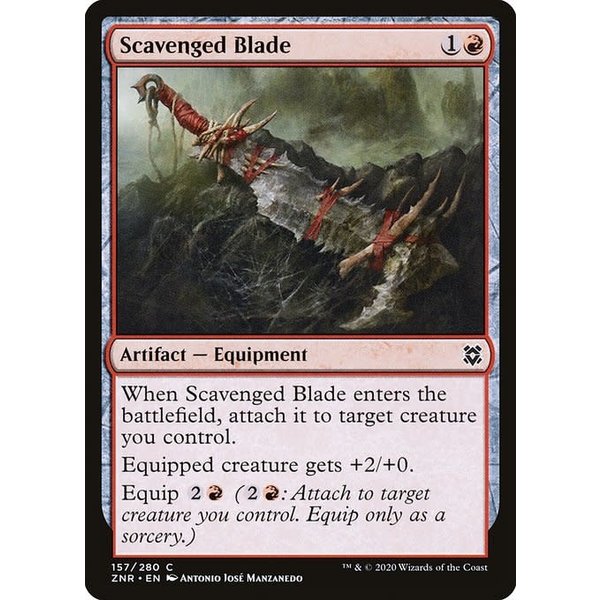 Magic: The Gathering Scavenged Blade (157) Near Mint Foil