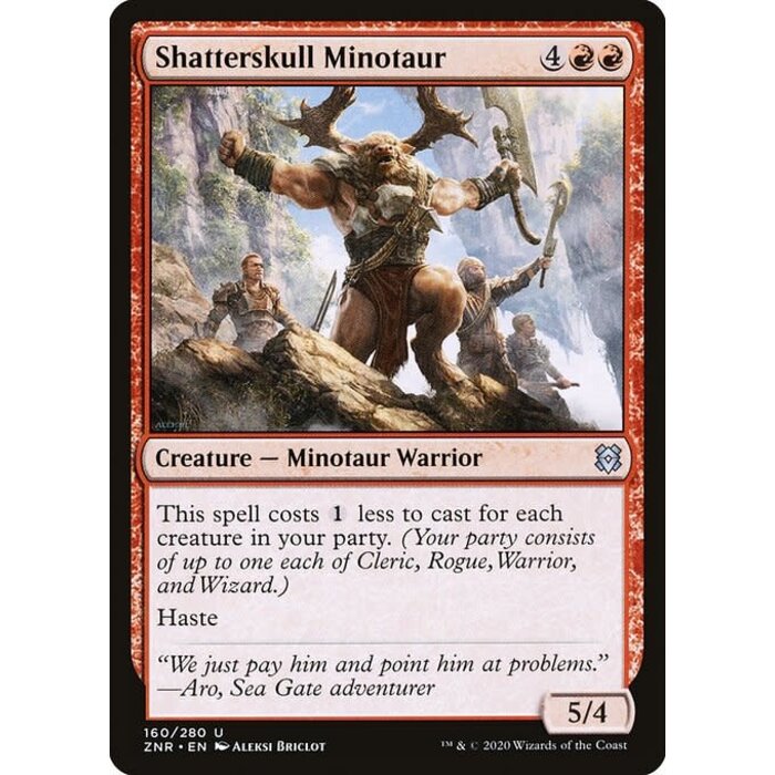 Magic: The Gathering Shatterskull Minotaur (160) Near Mint