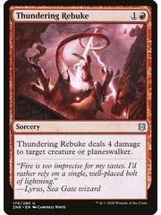 Magic: The Gathering Thundering Rebuke (170) Near Mint