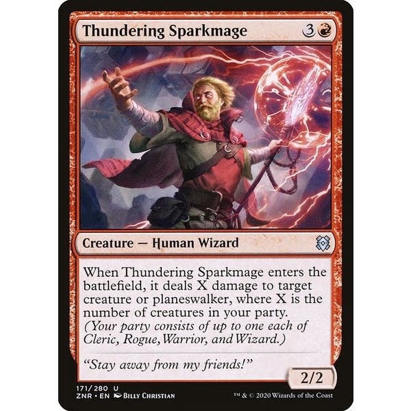 Magic: The Gathering Thundering Sparkmage (171) Near Mint