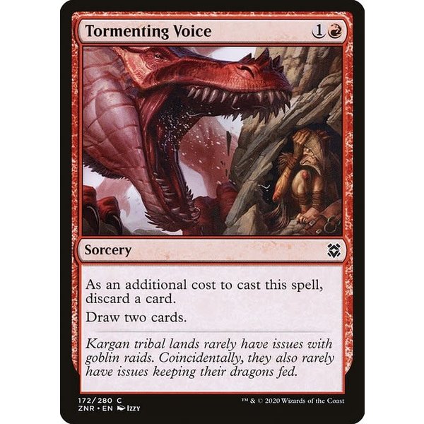 Magic: The Gathering Tormenting Voice (172) Near Mint