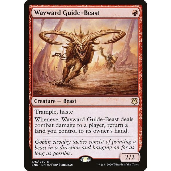 Magic: The Gathering Wayward Guide-Beast (176) Near Mint