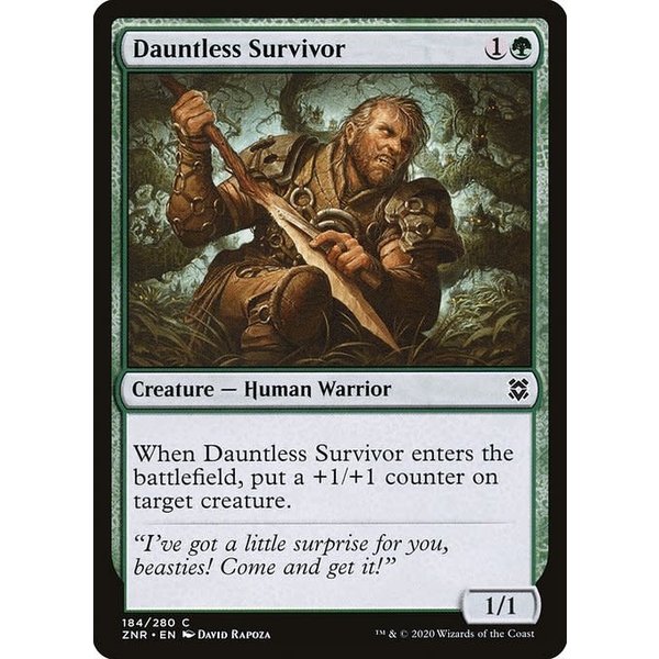 Magic: The Gathering Dauntless Survivor (184) Near Mint Foil