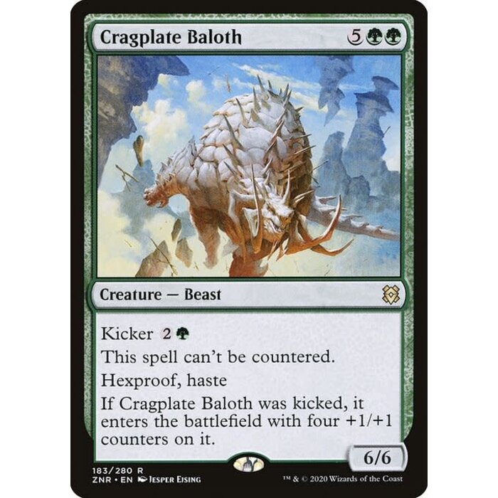 Magic: The Gathering Cragplate Baloth (183) Near Mint