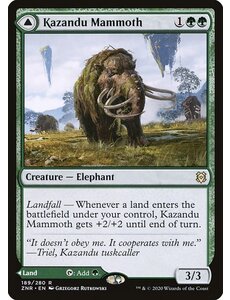 Magic: The Gathering Kazandu Mammoth (189) Near Mint