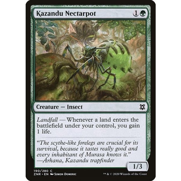 Magic: The Gathering Kazandu Nectarpot (190) Near Mint Foil