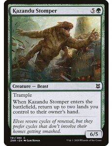 Magic: The Gathering Kazandu Stomper (191) Near Mint Foil