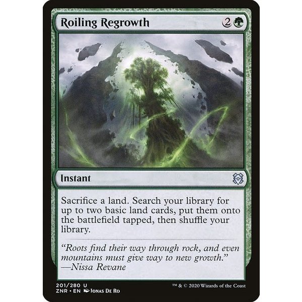 Magic: The Gathering Roiling Regrowth (201) Near Mint
