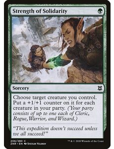 Magic: The Gathering Strength of Solidarity (206) Near Mint Foil