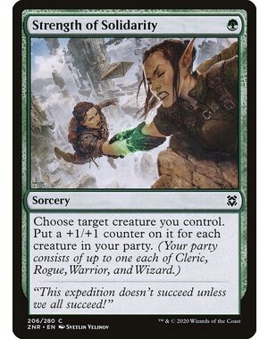 Magic: The Gathering Strength of Solidarity (206) Near Mint Foil