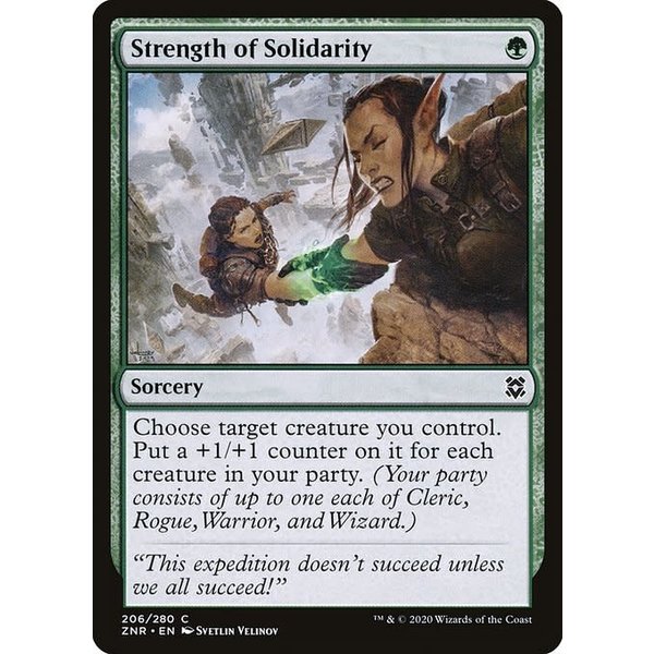 Magic: The Gathering Strength of Solidarity (206) Near Mint Foil