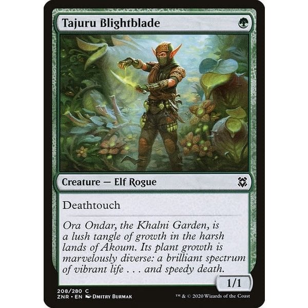 Magic: The Gathering Tajuru Blightblade (208) Near Mint Foil