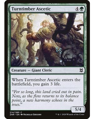 Magic: The Gathering Turntimber Ascetic (214) Near Mint