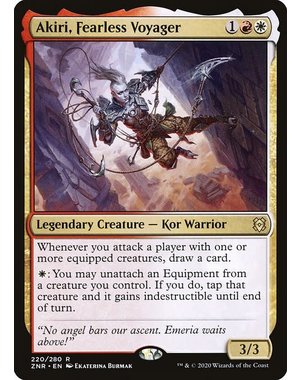 Magic: The Gathering Akiri, Fearless Voyager (220) Lightly Played Foil
