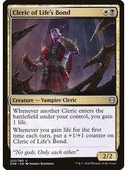 Magic: The Gathering Cleric of Life's Bond (222) Near Mint