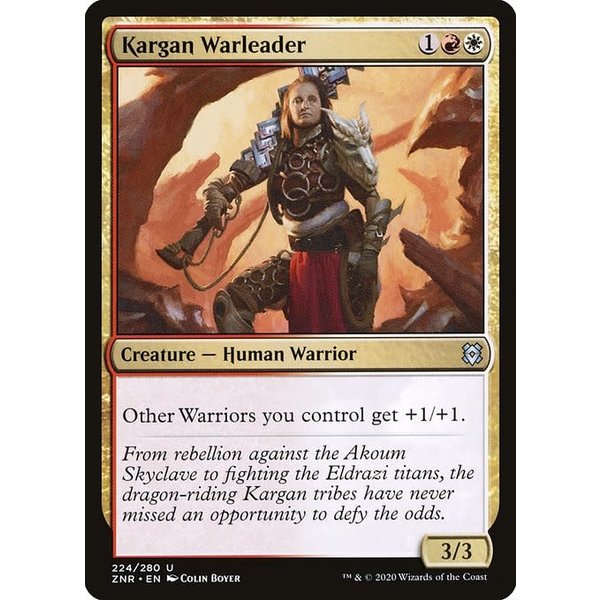 Magic: The Gathering Kargan Warleader (224) Near Mint