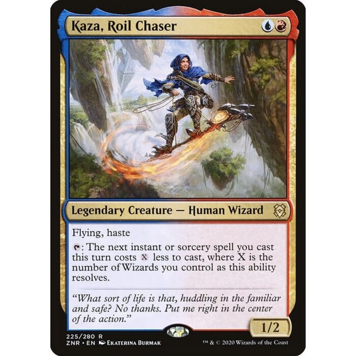 Magic: The Gathering Kaza, Roil Chaser (225) Near Mint