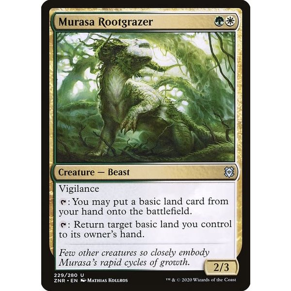 Magic: The Gathering Murasa Rootgrazer (229) Lightly Played Foil