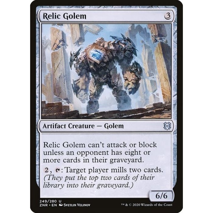Magic: The Gathering Relic Golem (249) Near Mint