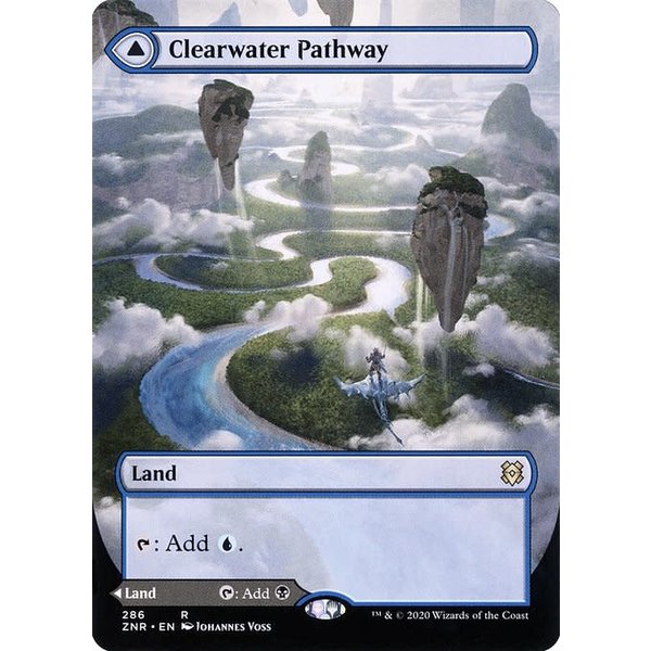 Magic: The Gathering Clearwater Pathway (Borderless) (286) Near Mint Foil