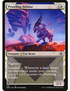 Magic: The Gathering Prowling Felidar (Showcase) (294) Lighlty Played
