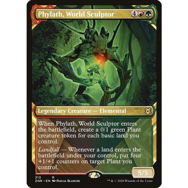 Magic: The Gathering Phylath, World Sculptor (Showcase) (313) Lightly Played
