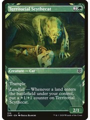 Magic: The Gathering Territorial Scythecat (Showcase) (310) Near Mint Foil
