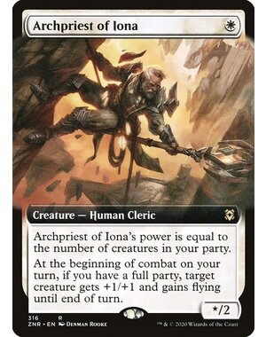 Magic: The Gathering Archpriest of Iona (Extended Art) (316) Near Mint Foil
