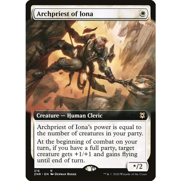 Magic: The Gathering Archpriest of Iona (Extended Art) (316) Near Mint Foil