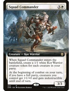 Magic: The Gathering Squad Commander (Extended Art) (323) Lightly Played Foil