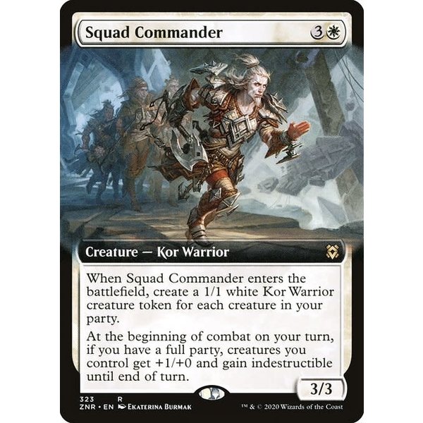 Magic: The Gathering Squad Commander (Extended Art) (323) Lightly Played Foil