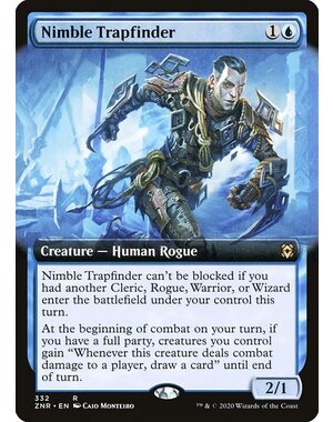 Magic: The Gathering Nimble Trapfinder (Extended Art) (332) Lightly Played Foil
