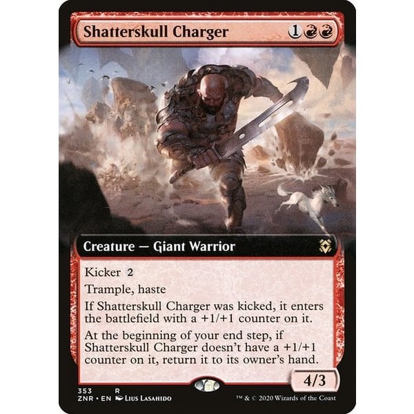 Magic: The Gathering Shatterskull Charger (Extended Art) (353) Lightly Played