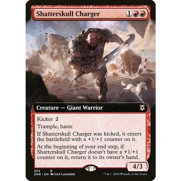 Magic: The Gathering Shatterskull Charger (Extended Art) (353) Near Mint Foil