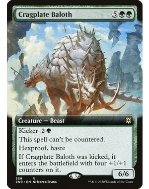 Magic: The Gathering Cragplate Baloth (Extended Art) (359) Near Mint