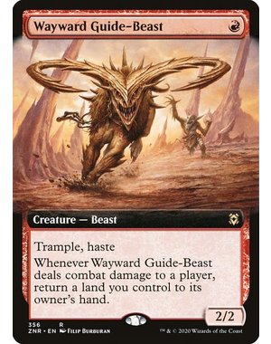 Magic: The Gathering Wayward Guide-Beast (Extended Art) (356) Near Mint