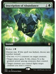 Magic: The Gathering Inscription of Abundance (Extended Art) (360) Near Mint