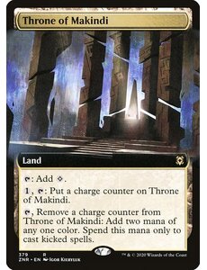 Magic: The Gathering Throne of Makindi (Extended Art) (379) Lightly Played Foil