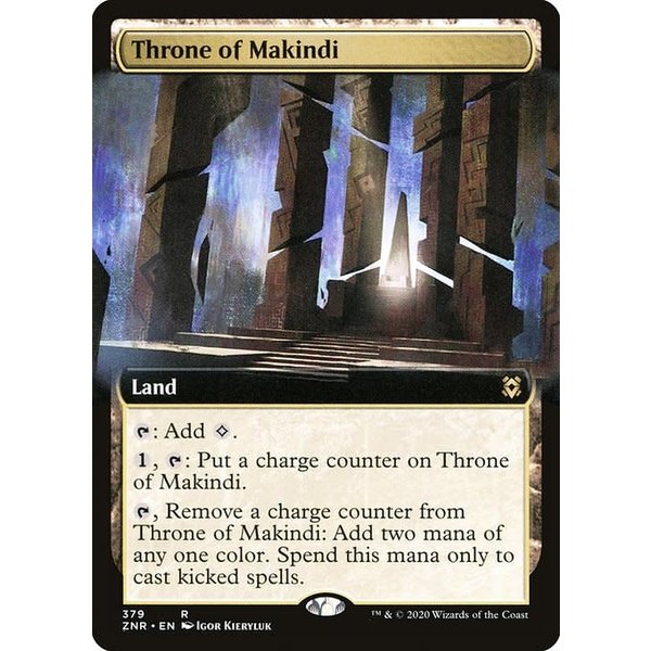 Magic: The Gathering Throne of Makindi (Extended Art) (379) Near Mint
