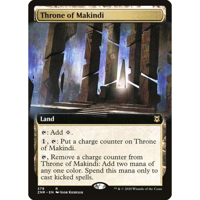 Magic: The Gathering Throne of Makindi (Extended Art) (379) Near Mint