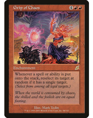 Magic: The Gathering Grip of Chaos (098) Moderately Played